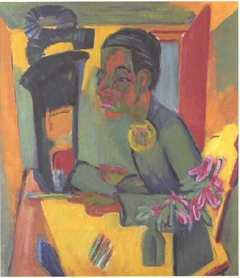 Ernst Ludwig Kirchner The painter - selfportrait China oil painting art